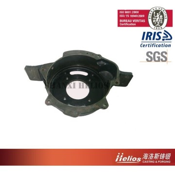 Shanxi foundry customized 15 kg resin sand machine cover flange with ISO, TS16949 & IRIS certifications