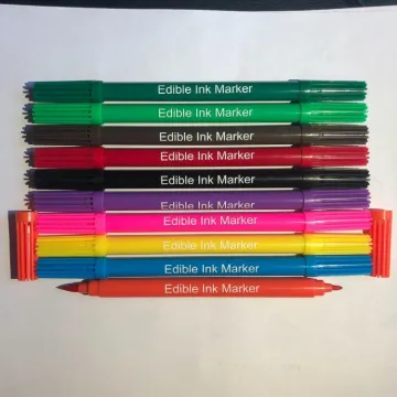 10 Color 5ml Edible Marker Pigment Pen for Cake Decorating and Baking