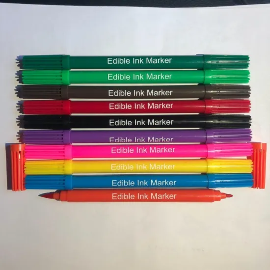 10 Color 5ml Edible Marker Pigment Pen for Cake Decorating and Baking