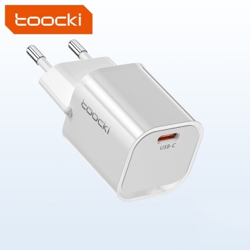 Fast Charging Power Adapter 20W PD GaN Charger - EU/UK/US/KR Compatible