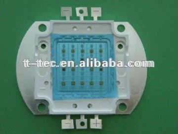 Untuk pencahayaan akuarium 10W warna pencampuran daya dipimpin biru dan uv