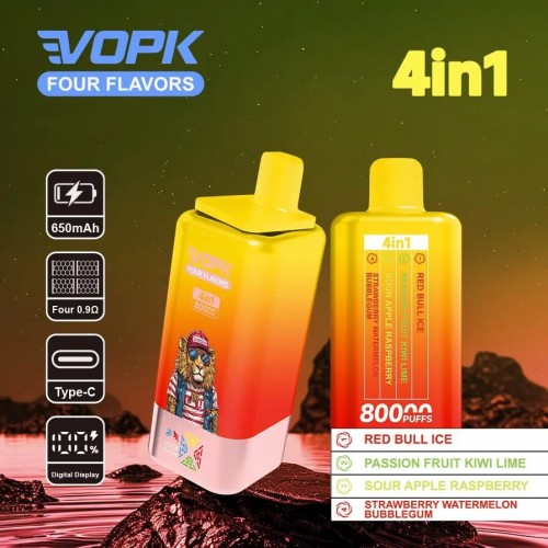 Vopk 4in1 80k puffs vape sekali pakai