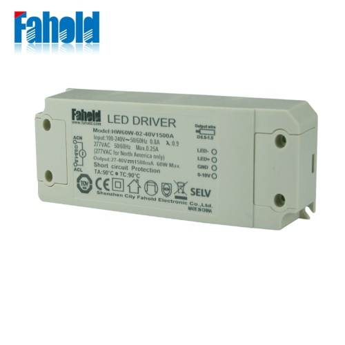 60W 0-10V Dimming Led Driver