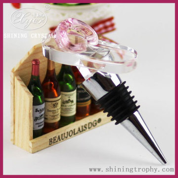 Kasut bergaya membentuk Crystal Wine penyumbat