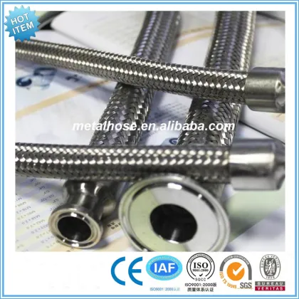 Milk, beer flexible metal hose