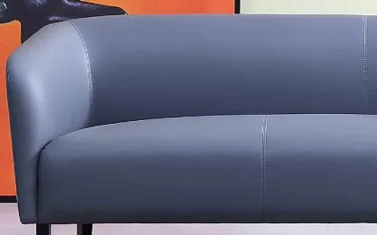 High Resilience Breathable Leather Office Sofa