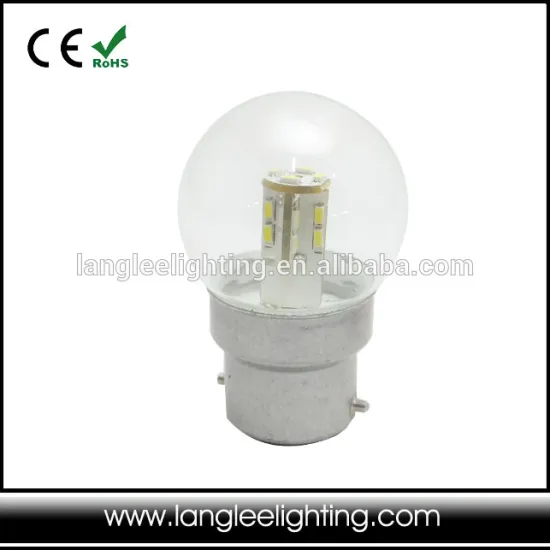 Mini Globe G35 LED Light Bulb 12V 2W B22