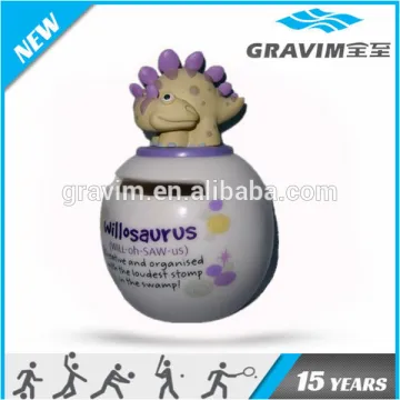 Vinyl Jurassic dinosaur saving money bank for kids