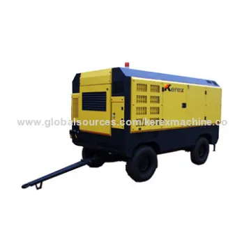 22.5m<sup>2</sup>/minimum working pressure diesel portable screw air compressor