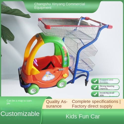 Fun Metal Shopping Trolley for Children
