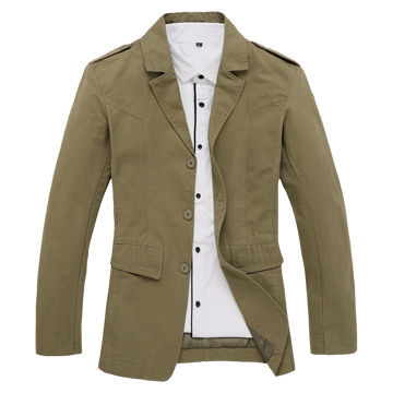 Men's Jacket, 100% Cotton