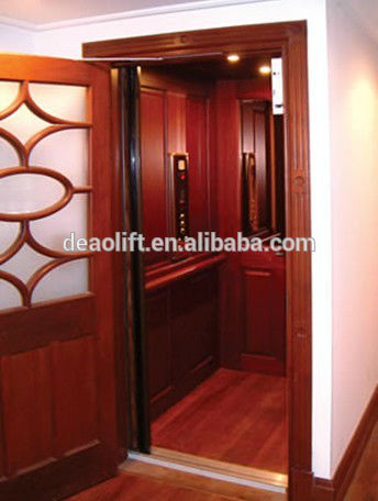 Gearless Machine Roomless Small Elevator For 2 Person With Vvvf Drive