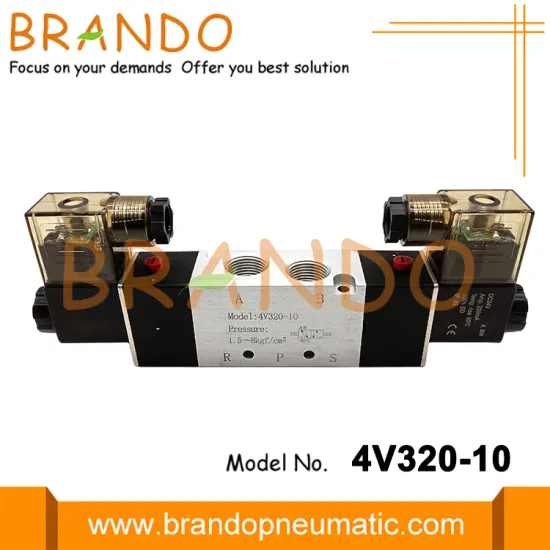 4V320-10 3/8'' Pneumatic Solenoid Valve AC110V AC220V DC24V