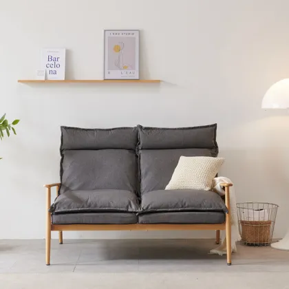 Adjustable Backrest Double Washable Recliner Sofa