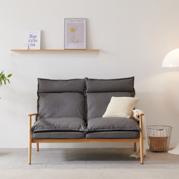 Sofá reclinable de doble lavable de respaldo ajustable