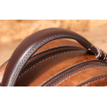 Lightweight PU Stylish Small Round Handbag