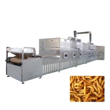 Automatic Industrial Continuous Microwave BSFL Mealworm Drying Machine