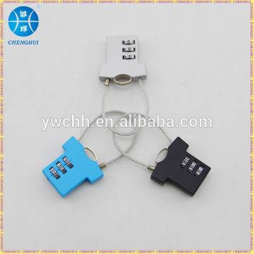 T shirt shape cable lock