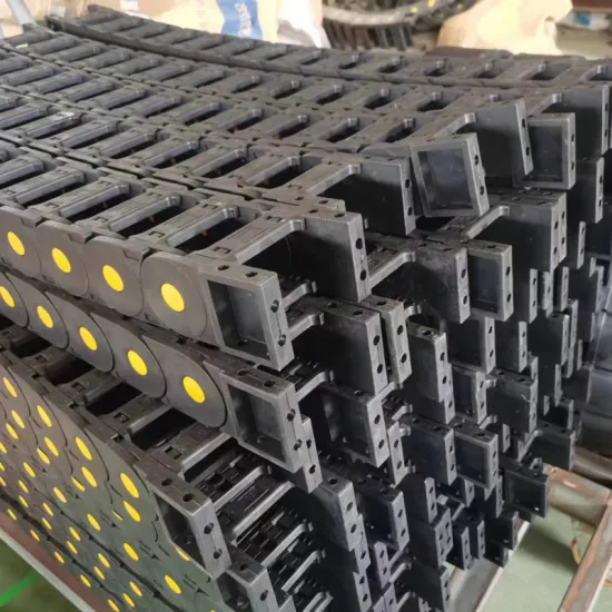 OEM Black Plastic Cable Drag Chain for CNC Machines
