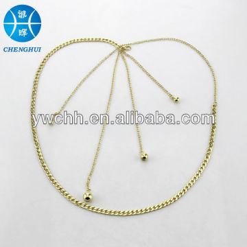 ladies charm waist chain for clothing chain belt for women