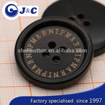 Customize size and logo real ox horn buttons,natural horn buttons for coat