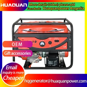 electric starting 400v air cooled 5kw gasoline generator