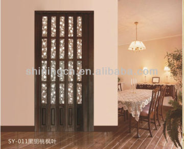 interior glass folding door, lightweight folding door, louver cabinet door