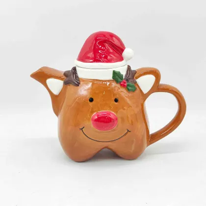 Rudolph the Red-Nosed Reindeer Figural Teapot