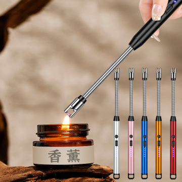 Wholesale High Quality Rechargeable USB Charging Gas Lighter for Candles and Outdoor Use