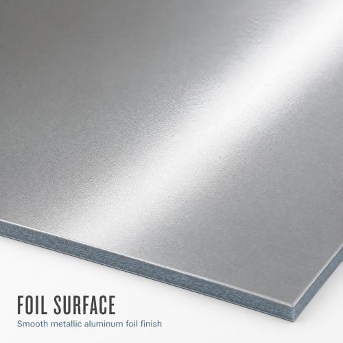 aluminum foil faced PU or PIR sandwich panel
