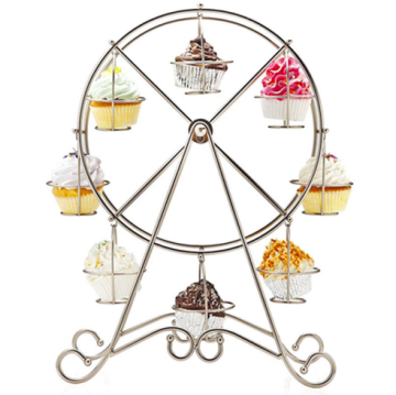 OEM Stainless Steel Ferris Wheel Cake Stand for Wedding and Birthday Parties