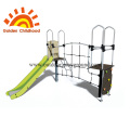 Climbing hill adventure playground apparatus