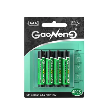 1.5V Zinc Carbon AAA Dry Batteries - R03P UM4 Primary Battery