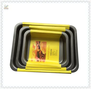 Carbon Steel Oven 3pcs Baking Cake Pan