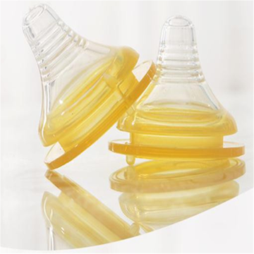 Bayi silikon Teat Bottle Nipple Wide L