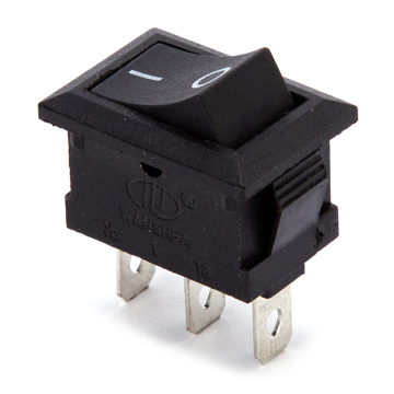 Αρχική μάρκα KCD1-102 Διακόπτης Rocker 12V 3 Pins 6A 250V Micro Switch