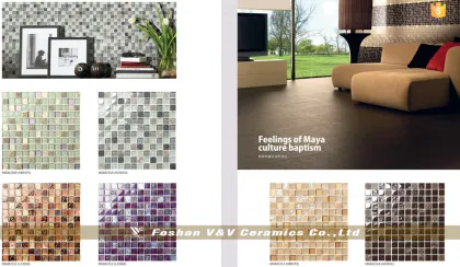 Marble crystal glass stone mosaic