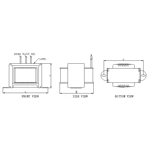 220v 230v 240v ei 40 shell type transformer