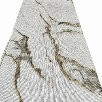 Natural 3D Embossed Wall Panel Recyclable Building Material