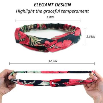 YouGa Vintage Headbands Women Elastic Headbands 6Packs