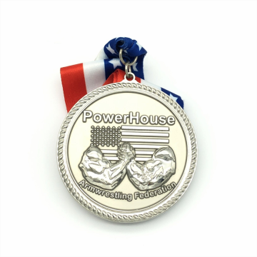 Médaille de la Fédération Armwrestling Power Metal personnalisée