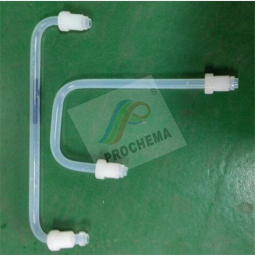 PFA Anticorrosive D-type Liquid Flow Conveying Pipe