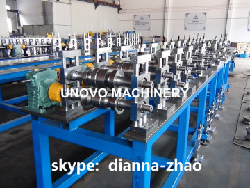 galvanized steel safety door frame roll forming machine