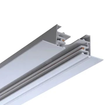 LEDEAST TR021 2wires Die-cast Aluminum Track Light Rail Bar for LED