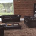 Chesterfield Skórzane tapicerowane zestawy Crystal Zestaw Sofa