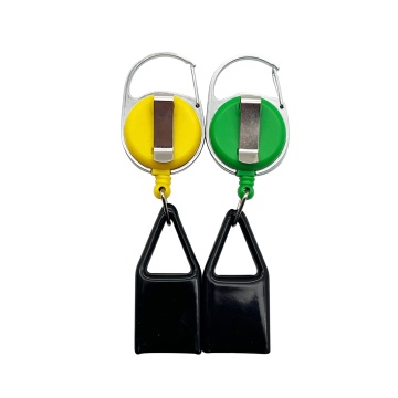 Custom Wholesale Plastic Case Badge Reel Holder for ID Cards and Keychains