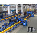 H Beam Flange Web Welding Straightening Production Line