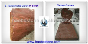 Stock Natural Granite Romantic Red On Sale