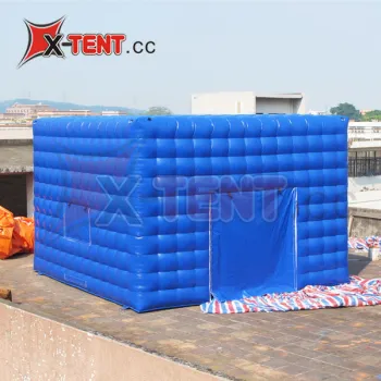 New Arrival 16ft Inflatable Blue Cube Tent (XT303)