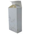 Boîte d&#39;emballage de parfum en papier blanc avec logo personnalisé